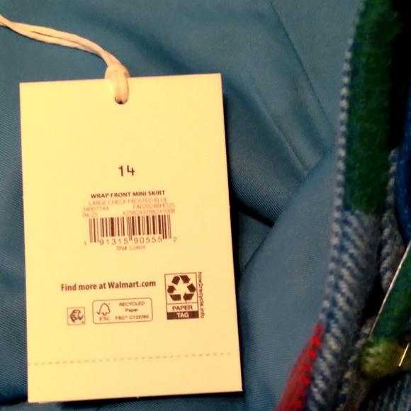 Free Assembly Women's Faux Wrap Front Mini Skirt - Picture 7 of 9